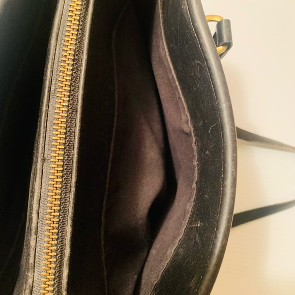 Coach Vintage Classic Compartment Shoulder/Tote Black Glovetanned Leather - Picture 7 of 13